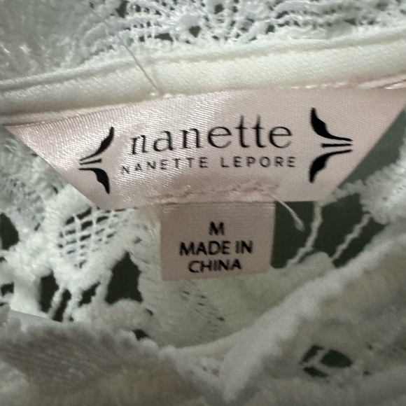 Nanette Lepore Ivory Lace Sleeveless Top - Picture 4 of 6